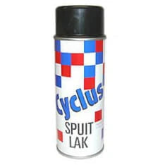 Cyclus spuitlak 400cc zwart glans - AE-trading