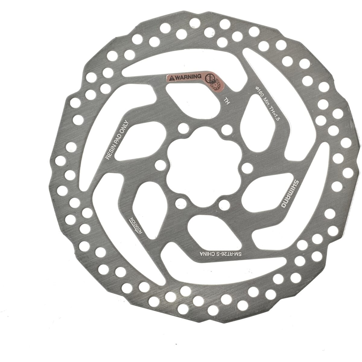 Shimano remschijf 160mm SM-RT26 6 bouts - AE-trading
