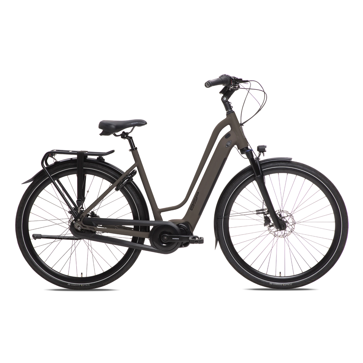 SP Musa Woman M – Elektrische Stadsfiets 28 inch – 52 cm – Shimano Steps 6100 – 504Wh Accu – Shimano Nexus 7 – Dark Oak - AE-trading