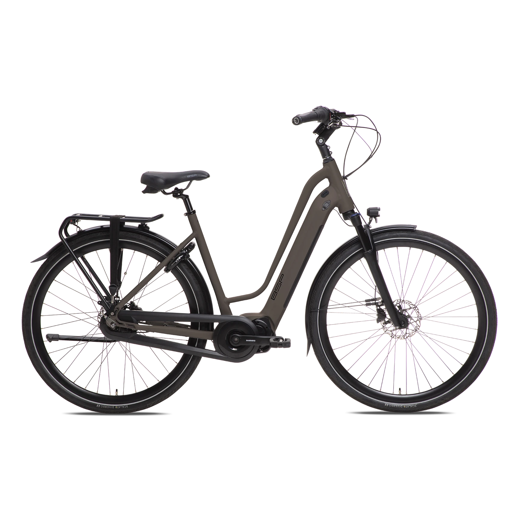 SP Musa Woman M – Elektrische Stadsfiets 28 inch – 52 cm – Shimano Steps 6100 – 504Wh Accu – Shimano Nexus 7 – Dark Oak - AE-trading