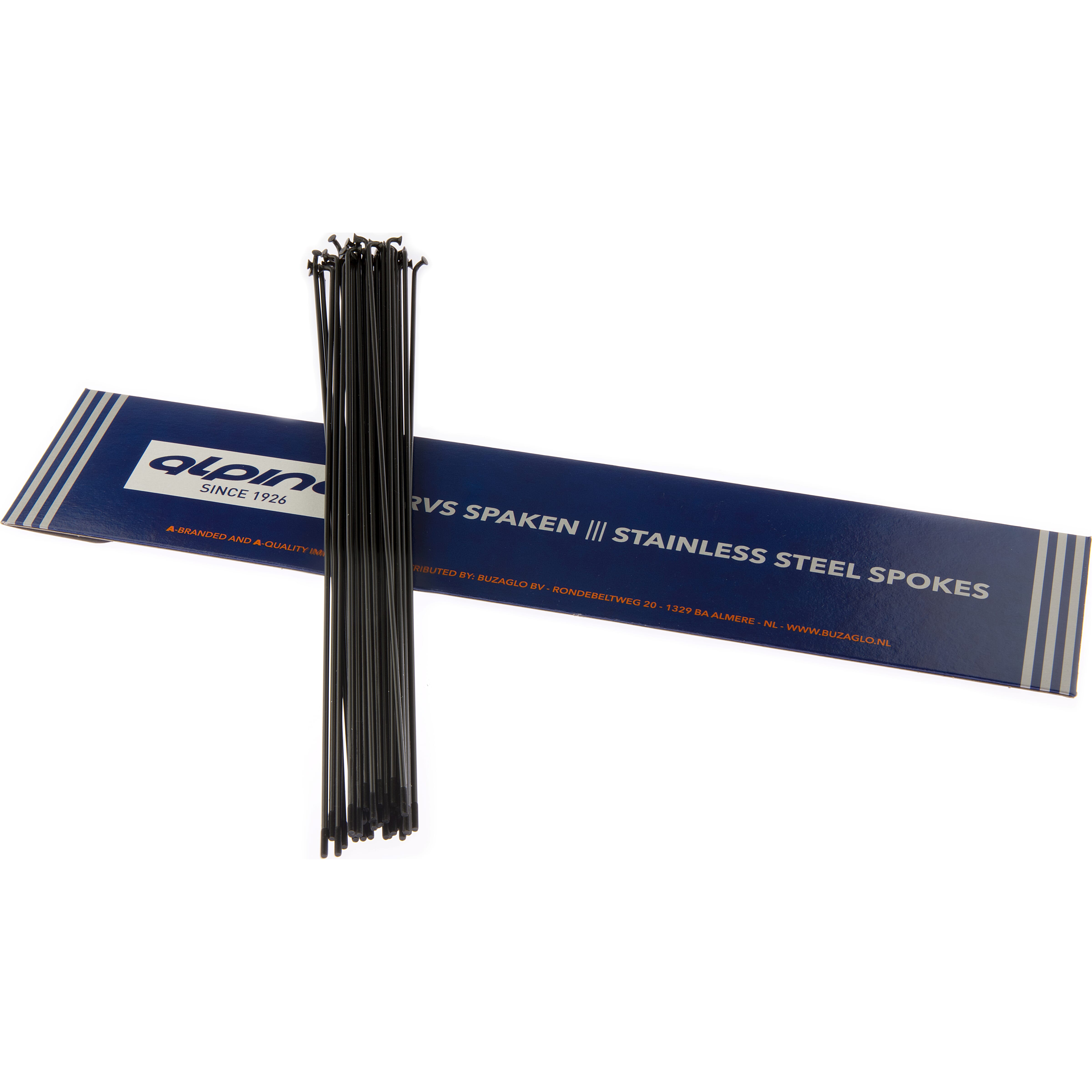 Alp spaak LDR 14-286mm RVS zwart (36 stuks) - AE-trading