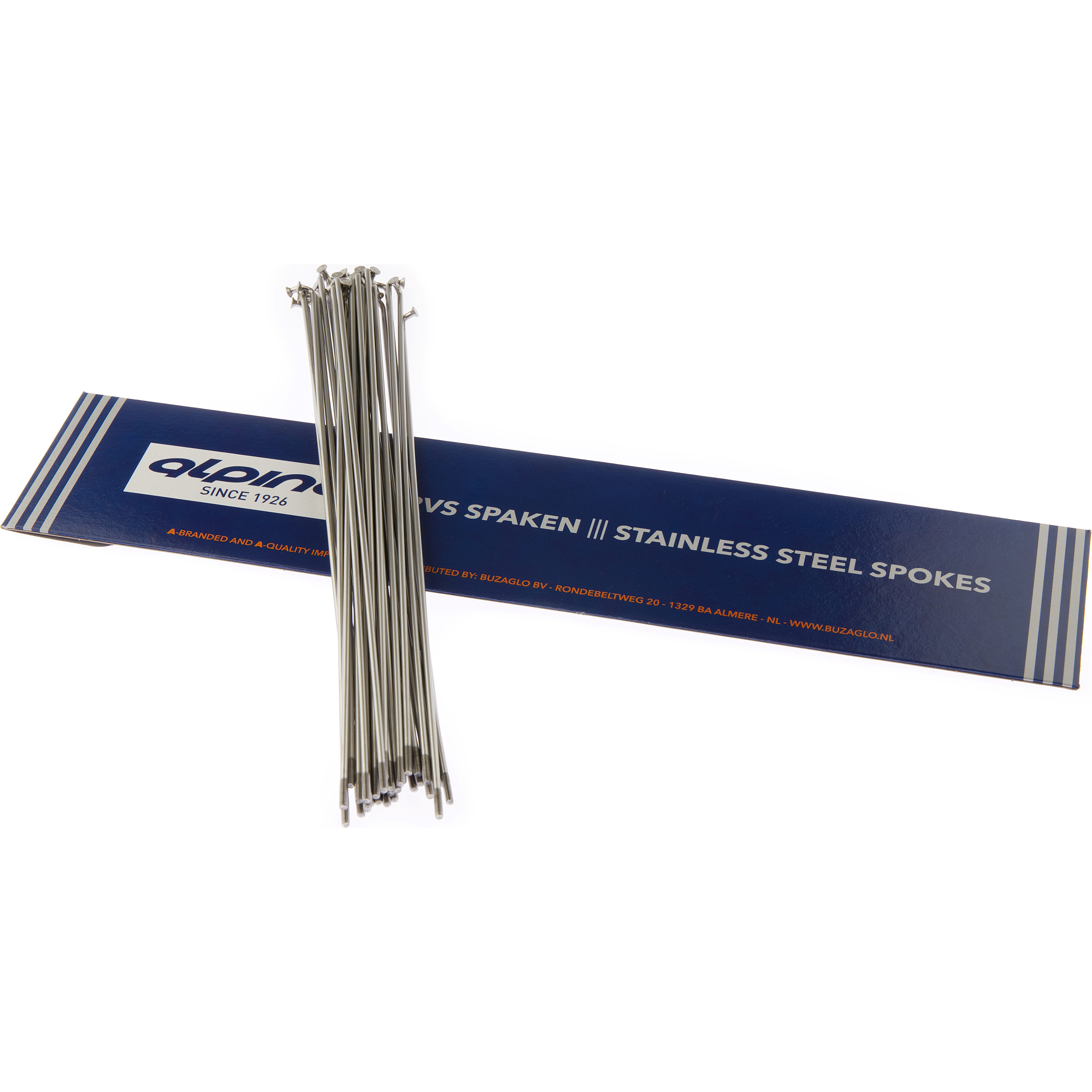 Alp spaak LDR 13-298mm RVS zilver (36 stuks) - AE-trading