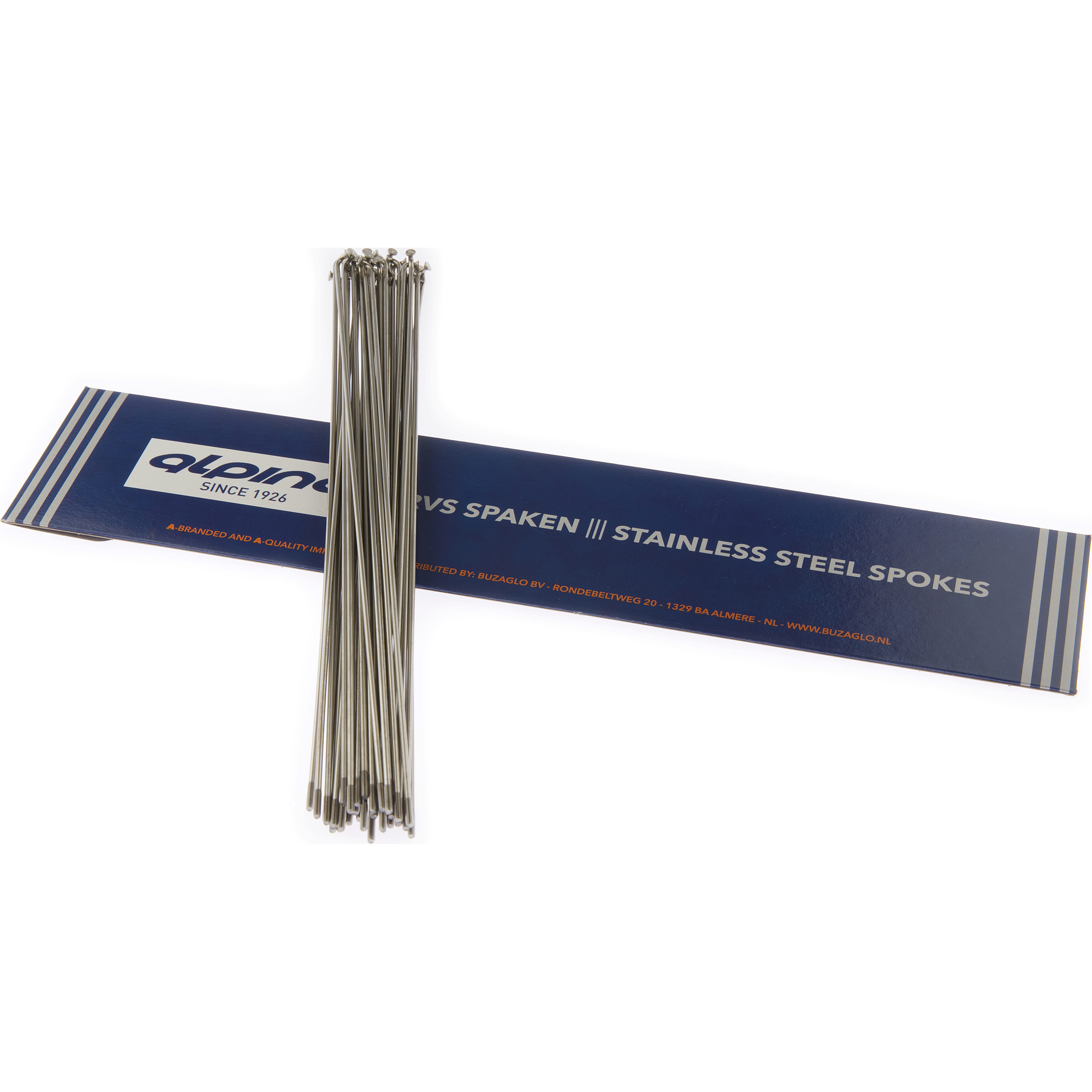 Alp spaak LDR 14-230mm RVS zilver (36 stuks) - AE-trading