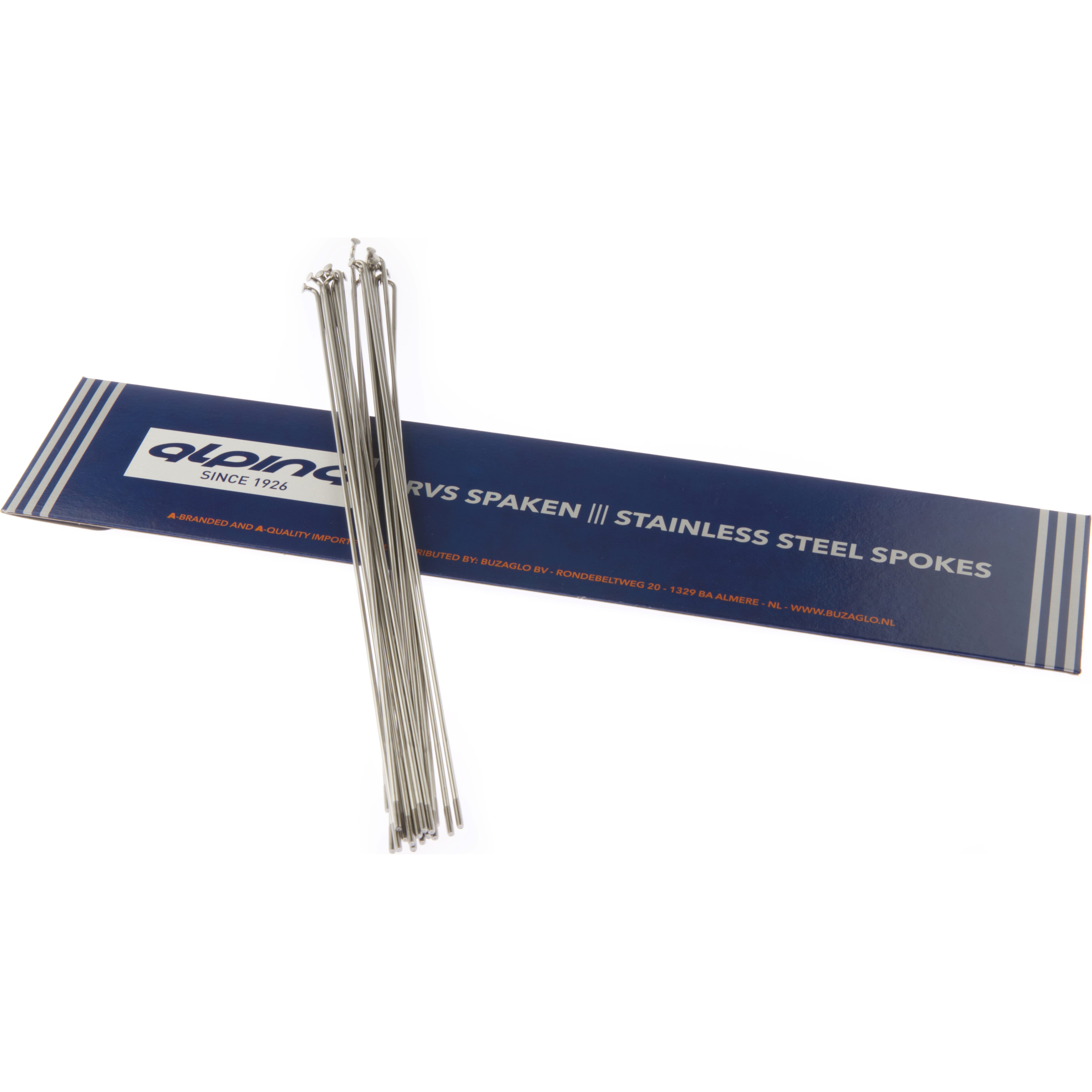 Alp spaak RC 14-296mm RVS zilver (18 stuks) - AE-trading