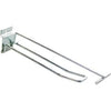 Lamelwand dubbelhaak 20cm met prijspendel chroom - AE-trading
