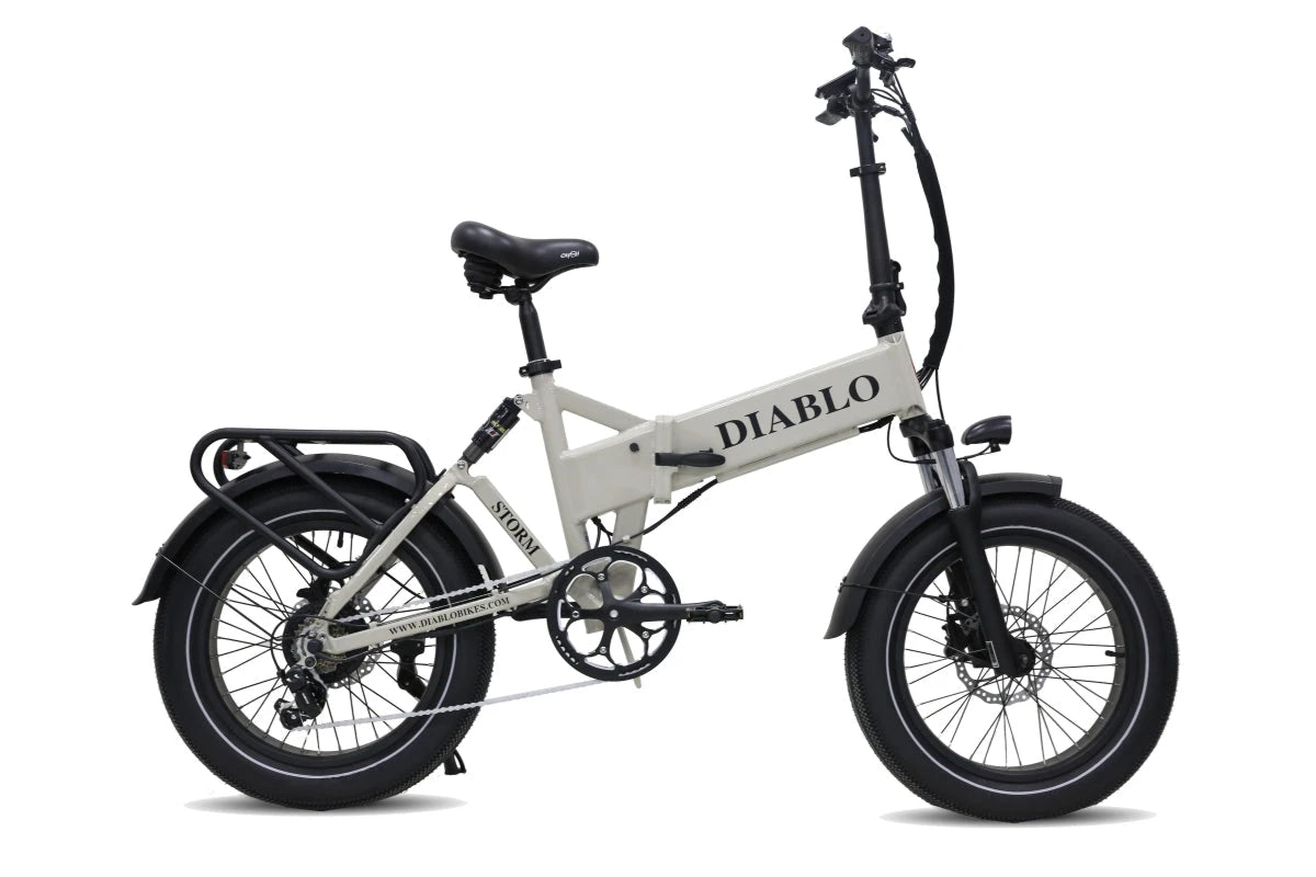 Diablo Storm Fatbike Vouwfiets met Hydraulische remmen - Fashion Grey - AE-trading