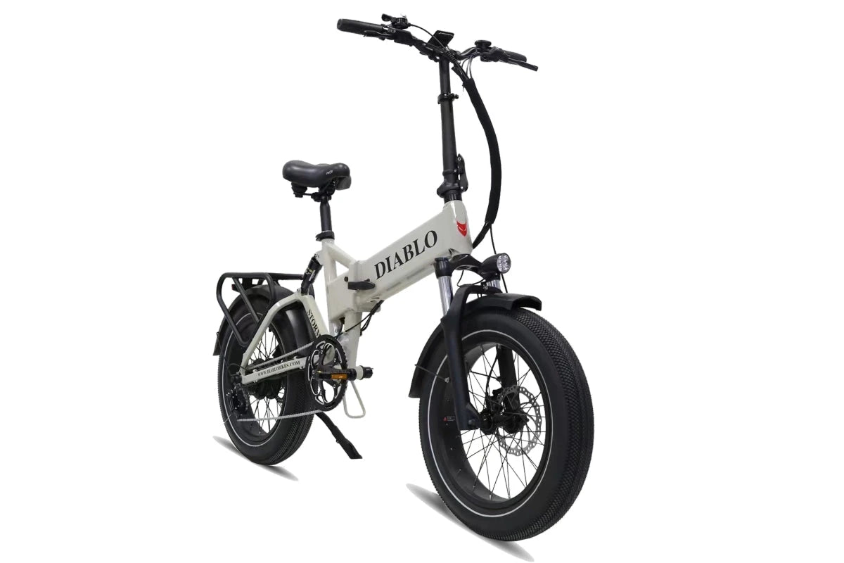 Diablo Storm Fatbike Vouwfiets met Hydraulische remmen - Fashion Grey - AE-trading