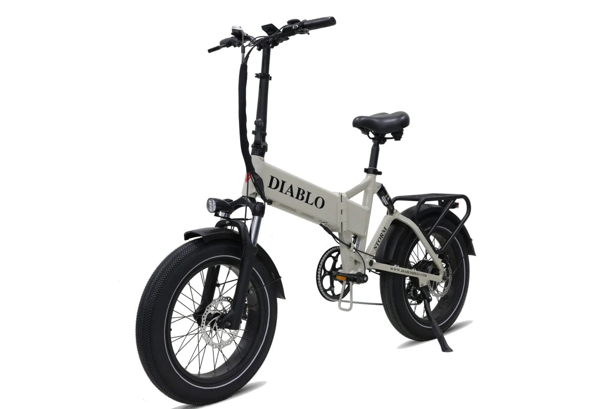 Diablo Storm Fatbike Vouwfiets met Hydraulische remmen - Fashion Grey - AE-trading
