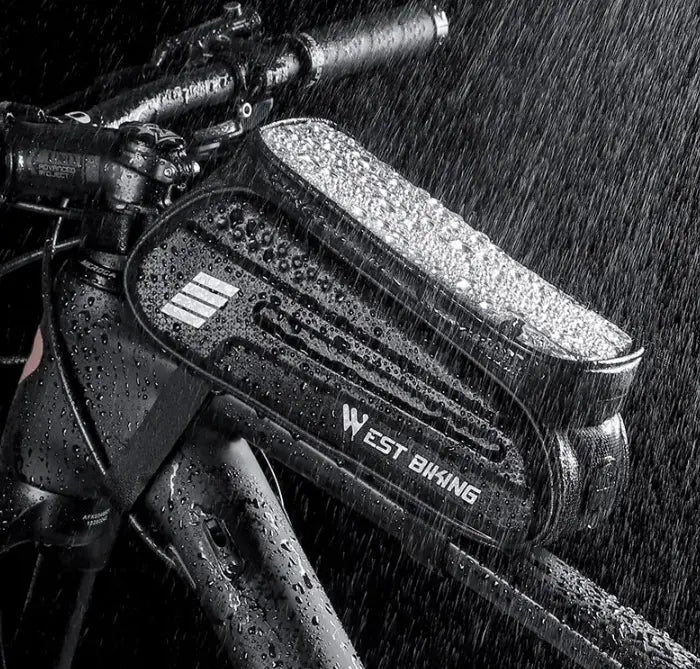 West Biking Frametas Fatbike fiets - Waterdichte Telefoonhouder AE-trading