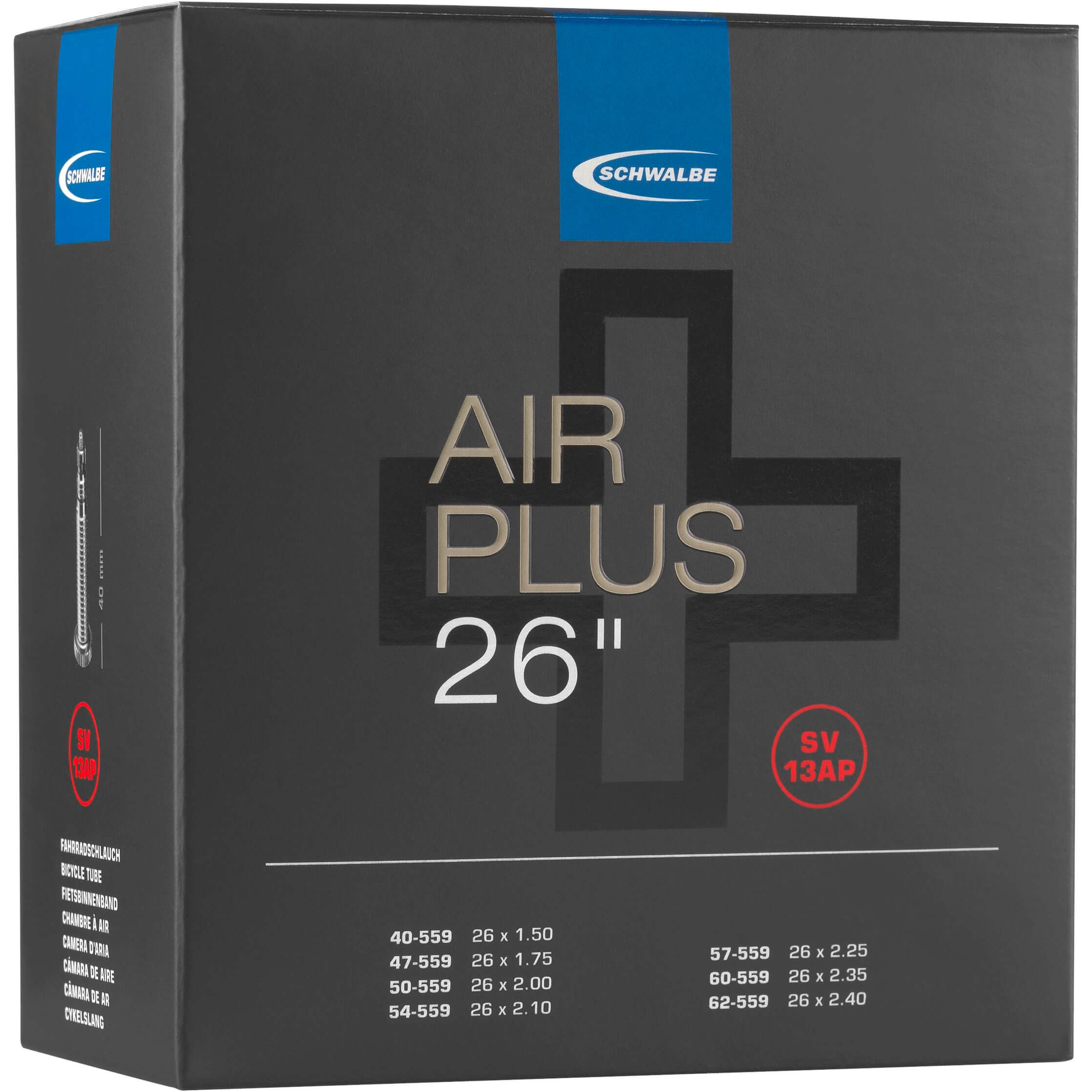 Schwalbe bnb SV13AP Air Plus 26 x 1.50 - 2.40 fv 40mm - AE-trading