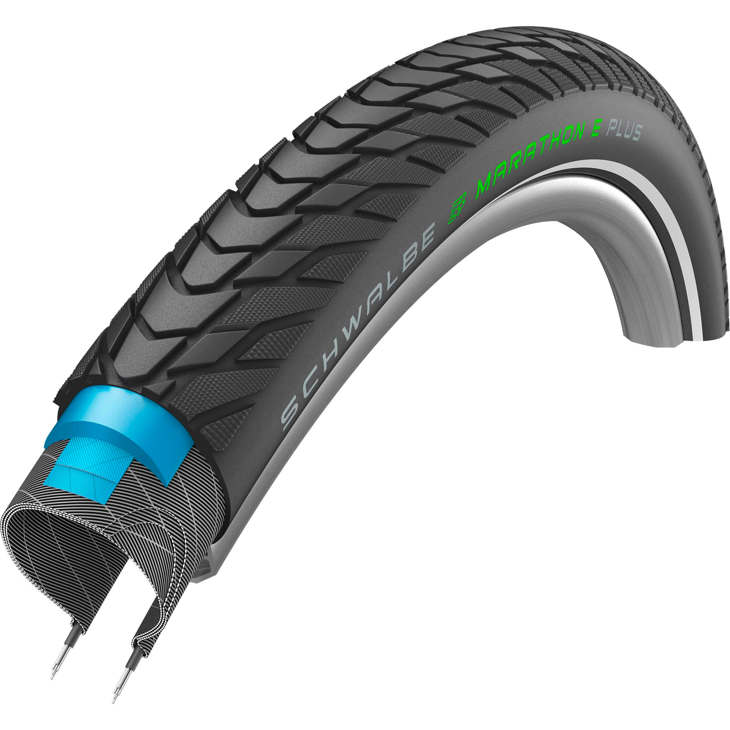 Schwalbe btb Marathon E-Plus Perf 28 x 2.00 zw refl - AE-trading