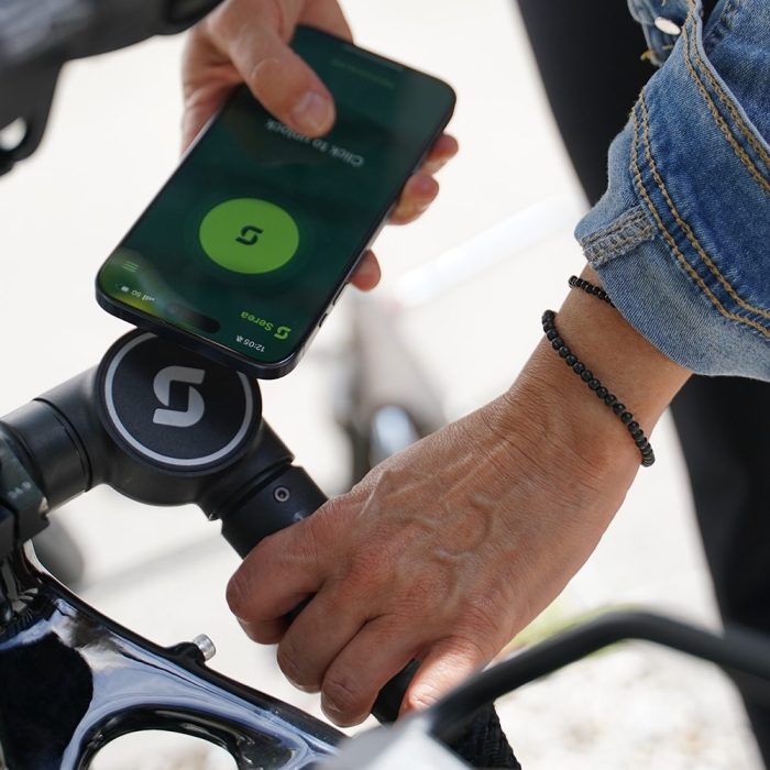 Serea Swift fietsslot 100cm Zwart, lichtgewicht - AE-trading