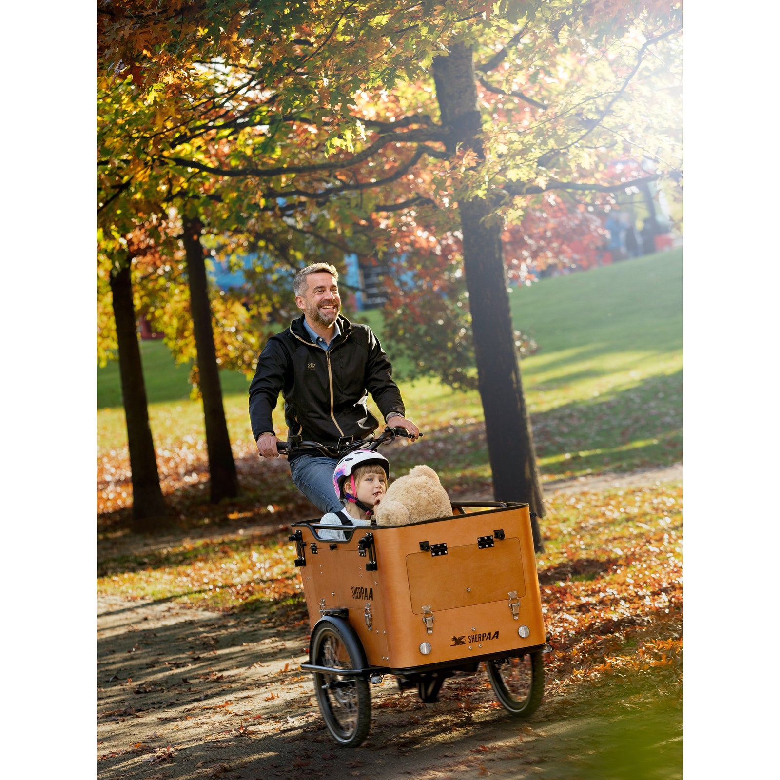 Sherpaa Cargo Elektrische Bakfiets – Bruin Zwart - AE-trading