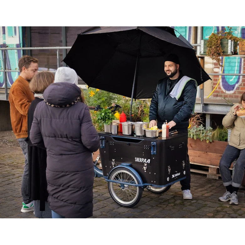 Sherpaa Cargo Elektrische Bakfiets – Zwart - AE-trading