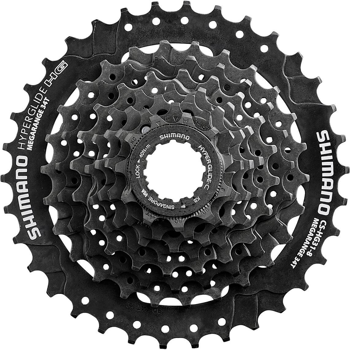 Shimano cassette 8v 11/30 HG31 - AE-trading