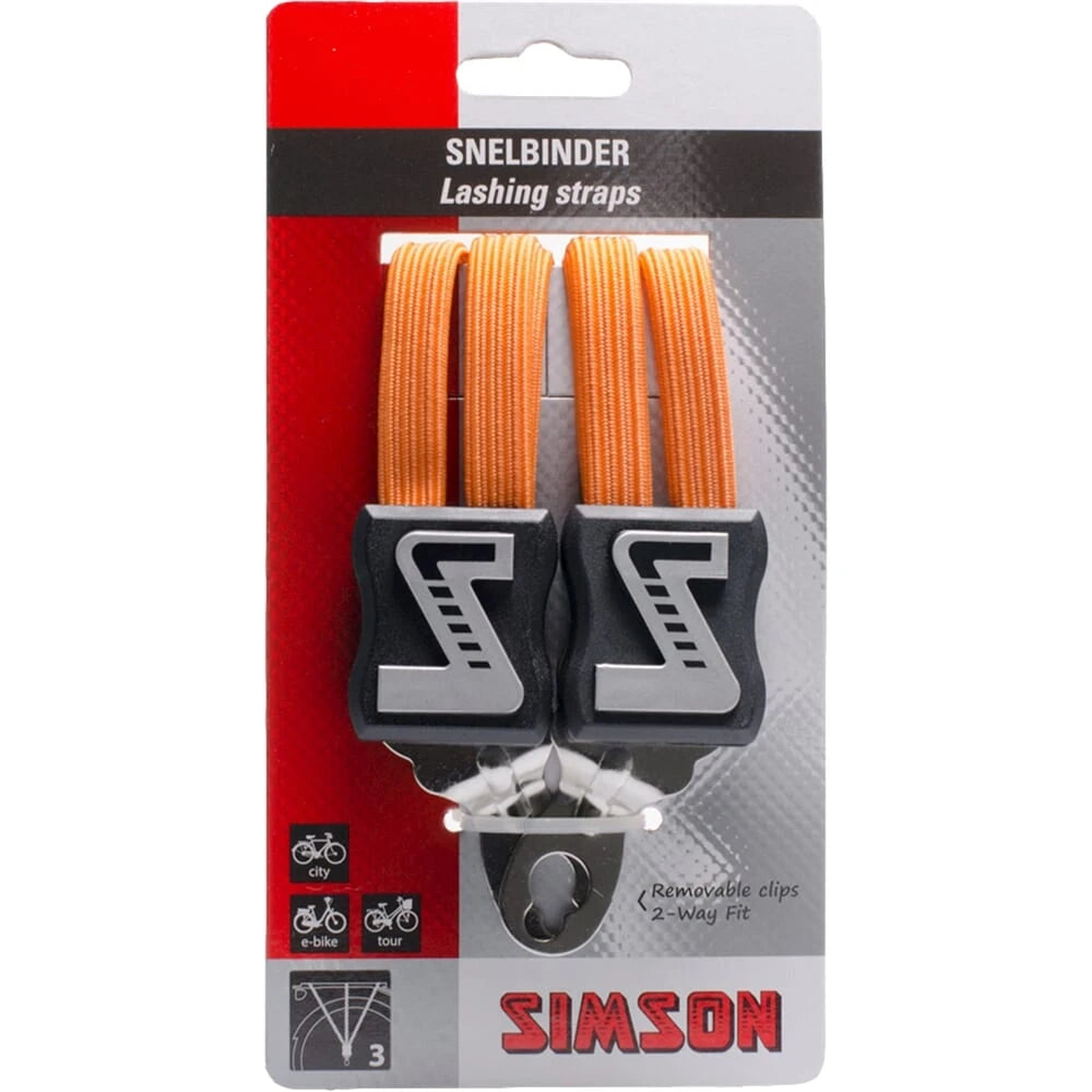 Simson snelbinder lang oranje - AE-trading