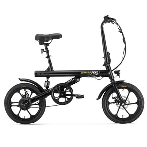 Skyjet 1S - Elektrische Fiets - Mat Zwart - 16x1.95 inch - Accu 36V (7.5Ah) - 250W Motor - Mechanische Remmen - AE-trading