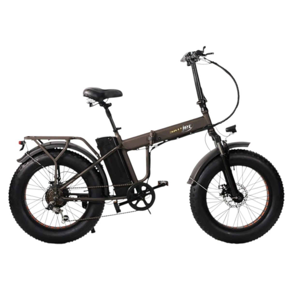 Skyjet Nitro Pro - Elektrische Vouwfiets - Bruin - 20x4 inch - Accu 36V (10Ah) - 250W Motor - Shimano 6 Versnellingen - AE-trading