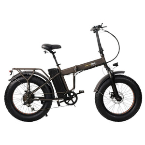 Skyjet Nitro Pro - Elektrische Vouwfiets - Bruin - 20x4 inch - Accu 36V (10Ah) - 250W Motor - Shimano 6 Versnellingen - AE-trading