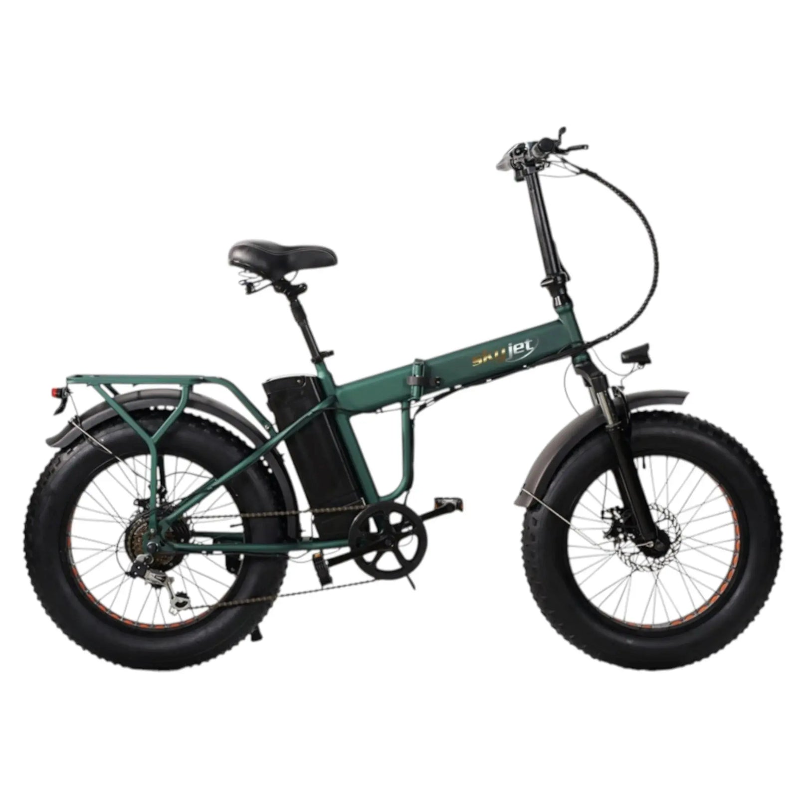 Skyjet Nitro Pro - Elektrische Vouwfiets - Groen - 20x4 inch - Accu 36V (10Ah) - 250W Motor - Shimano 6 Versnellingen - AE-trading