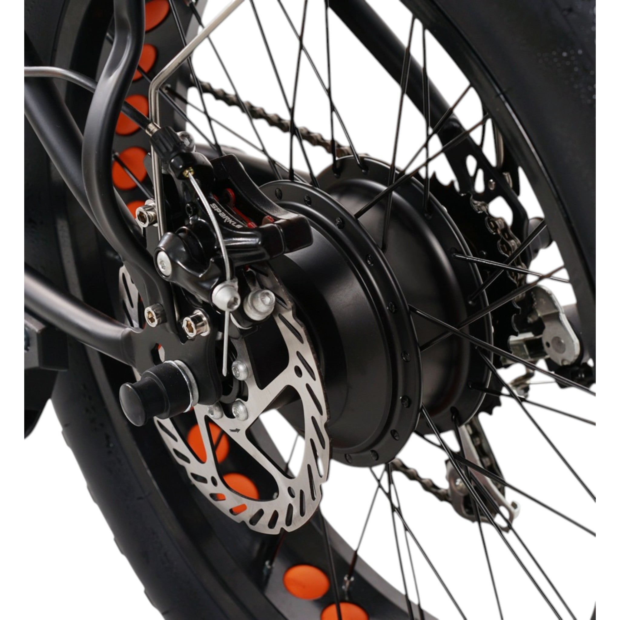 Skyjet Nitro Pro - Elektrische Vouwfiets - Mat Zwart - 20x4 inch - Accu 36V (10Ah) - 250W Motor - Shimano 6 Versnellingen - AE-trading