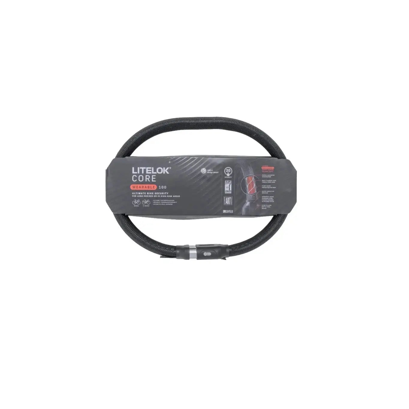 Slot Litelok Fatbike Fiets - Zwart, Buigbaar - AE-trading
