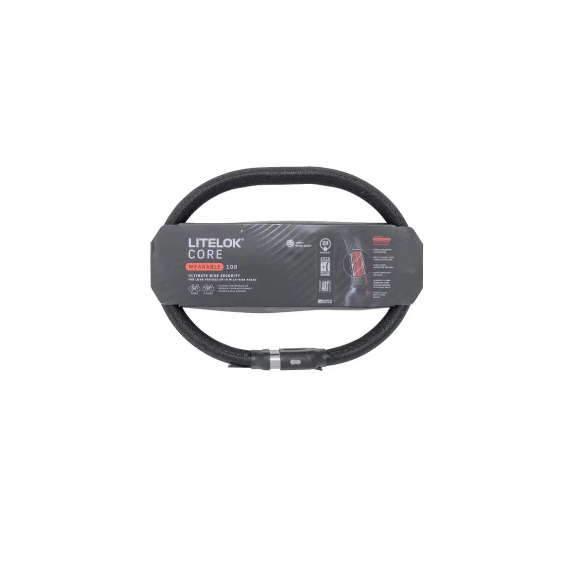 Slot Litelok Fatbike Fiets - Zwart, Buigbaar - AE-trading