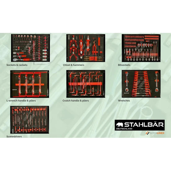 Stahlbär 7/7 Gereedschapstrolley - AE-trading