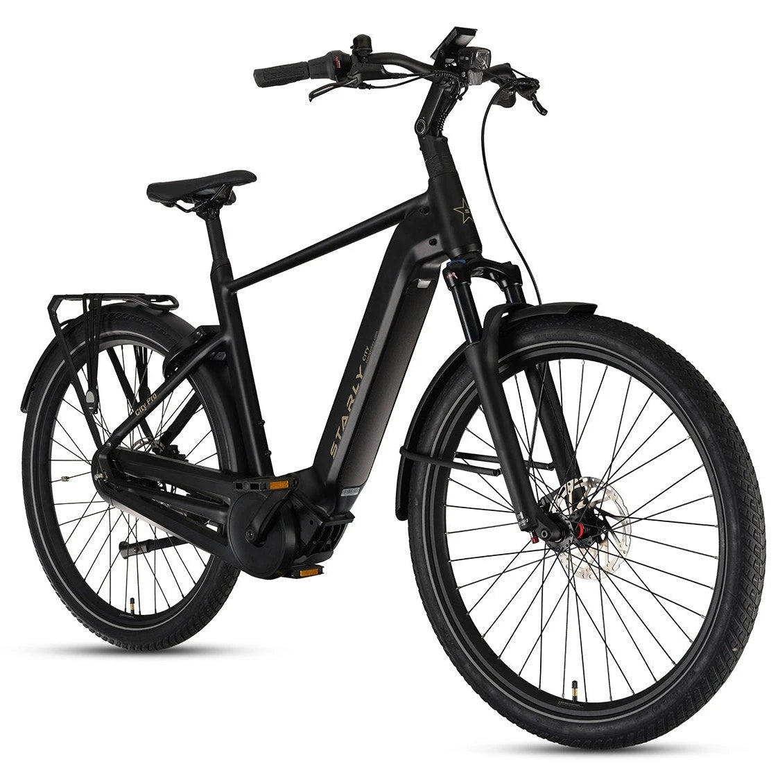 Starly City Pro Diamant met Kettingkast – Lava Black - 55 cm - AE-trading