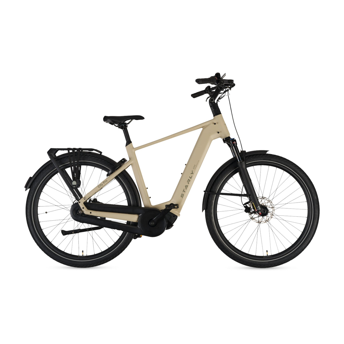Starly City Pro Diamant met Kettingkast Elektrische Fiets – Mountain Grey - 55 cm - AE-trading