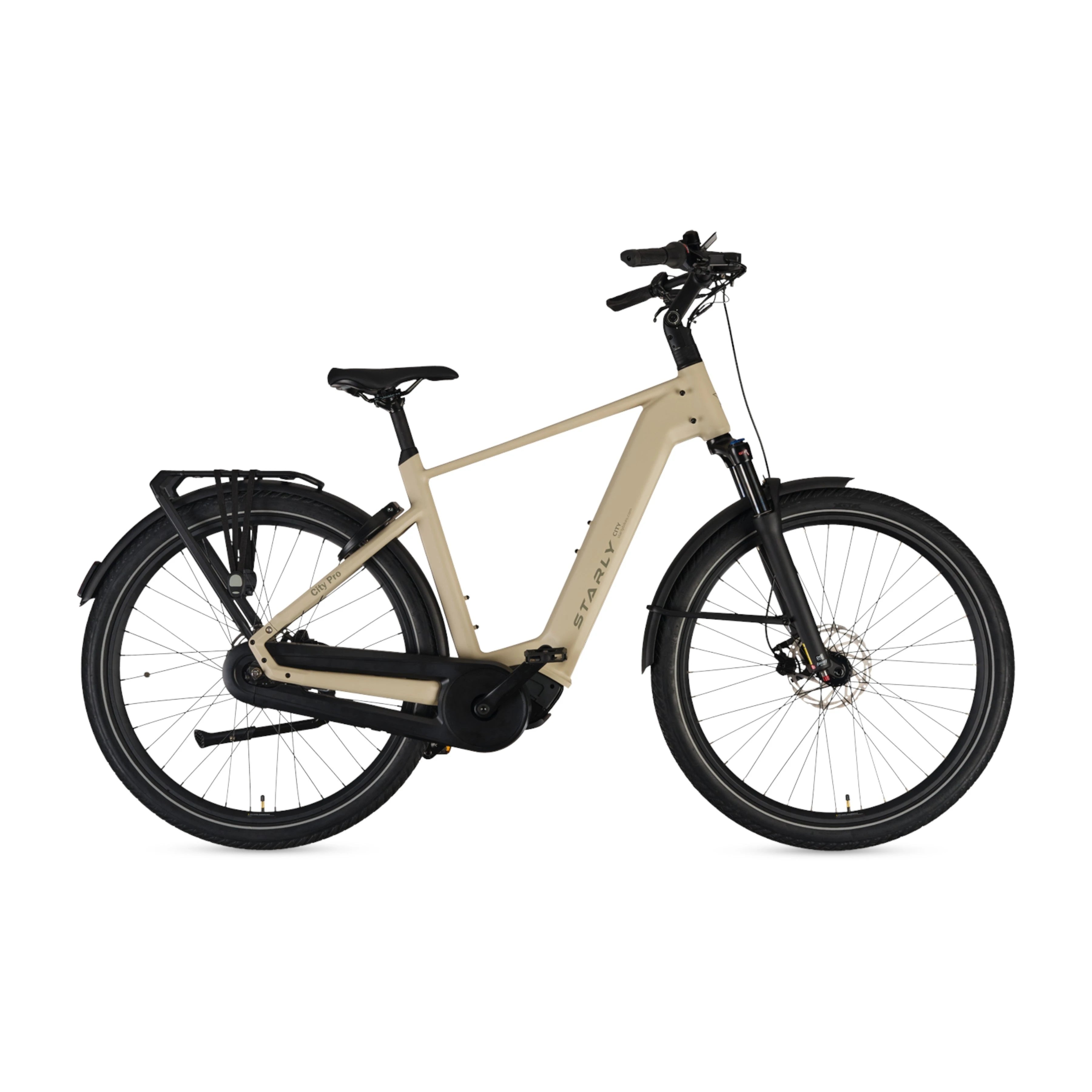 Starly City Pro Diamant met Kettingkast – Mountain Grey - 55 cm - AE-trading