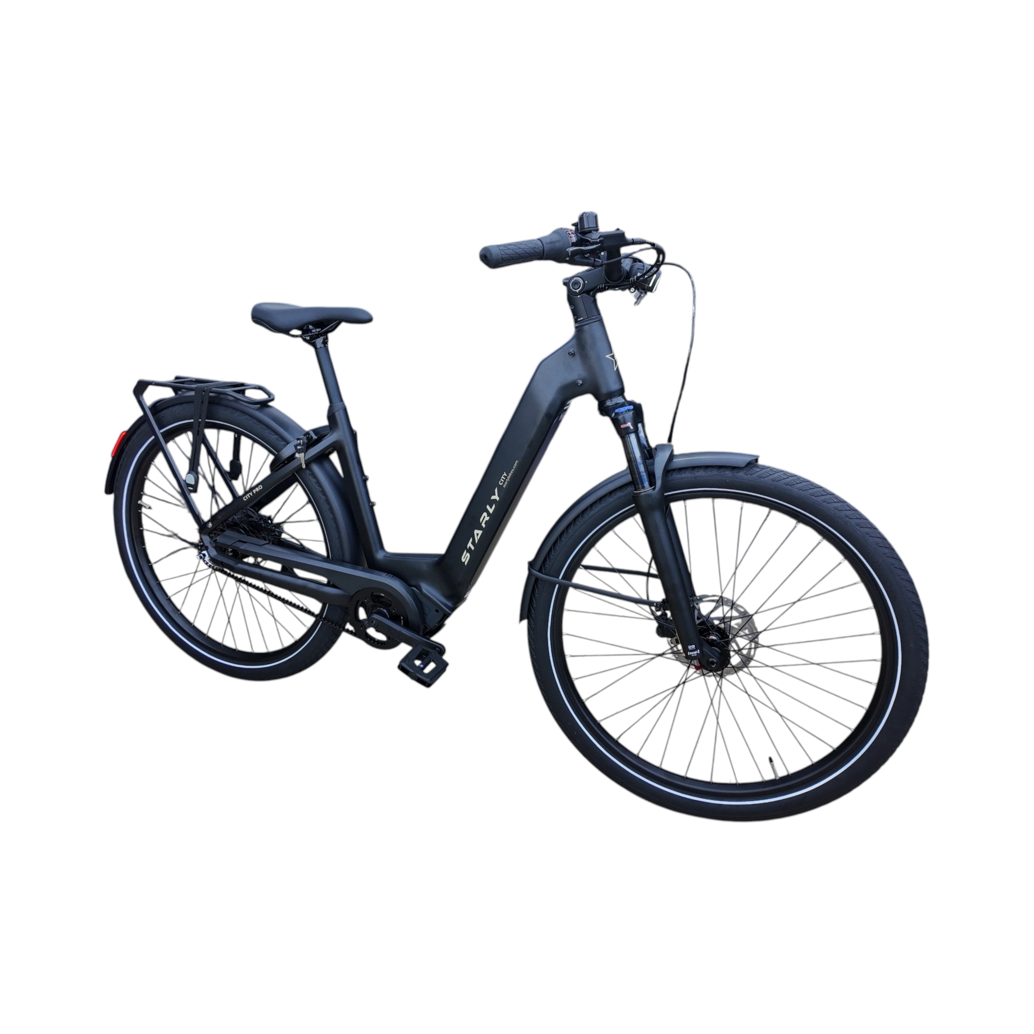 Starly City Pro Wave Gates Elektrische Fiets - Lava Black - 45cm - AE-trading