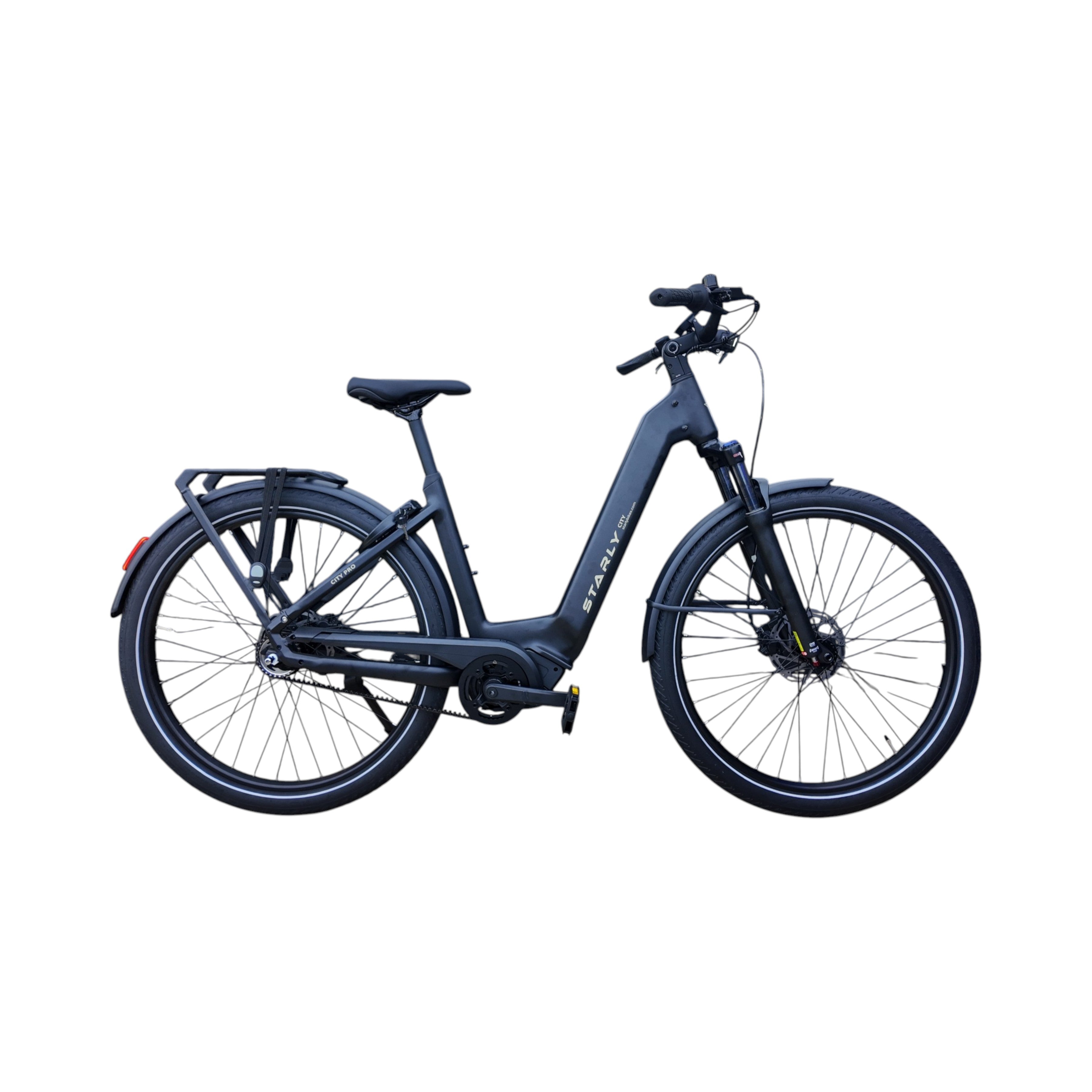 Starly City Pro Wave Gates Elektrische Fiets - Lava Black - 55cm - AE-trading