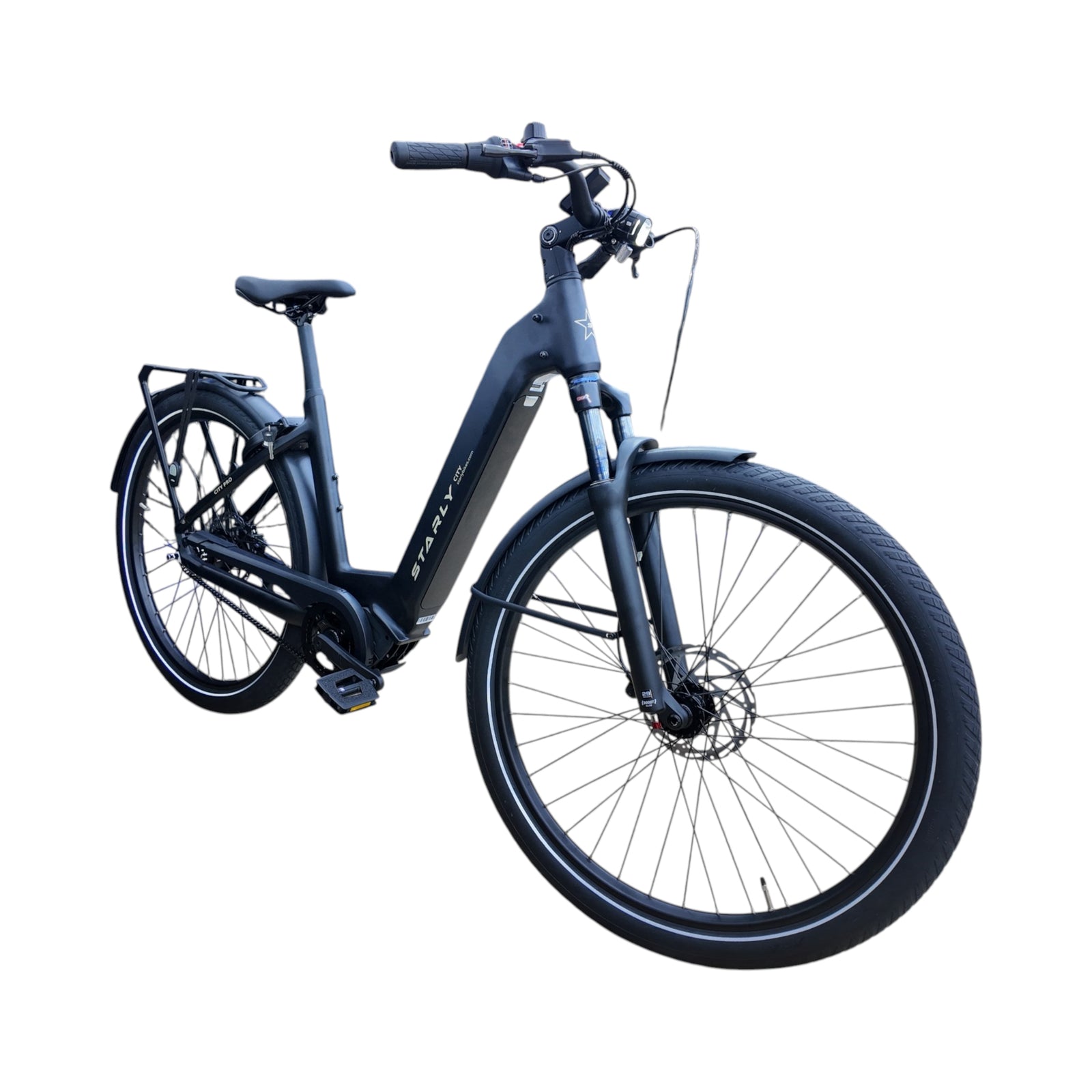 Starly City Pro Wave Gates Elektrische Fiets - Lava Black - 55cm - AE-trading
