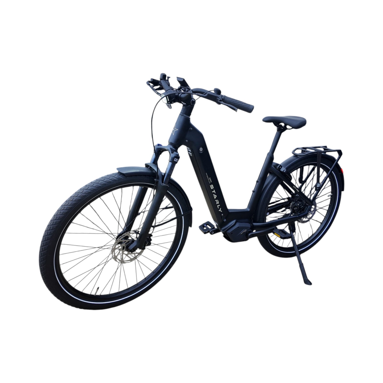 Starly City Pro Wave Gates Elektrische Fiets - Lava Black - 55cm - AE-trading