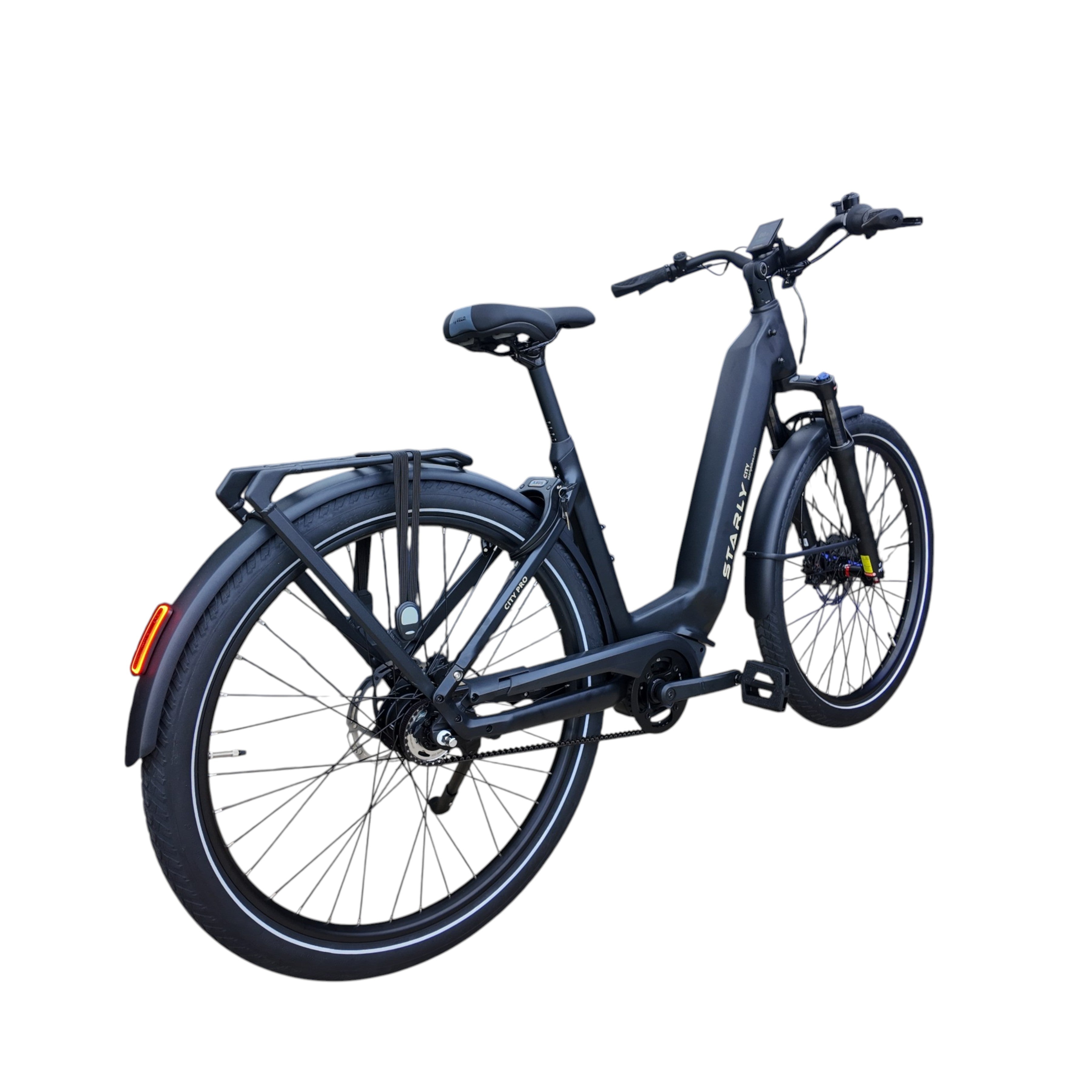 Starly City Pro Wave Gates Elektrische Fiets - Lava Black - 55cm - AE-trading