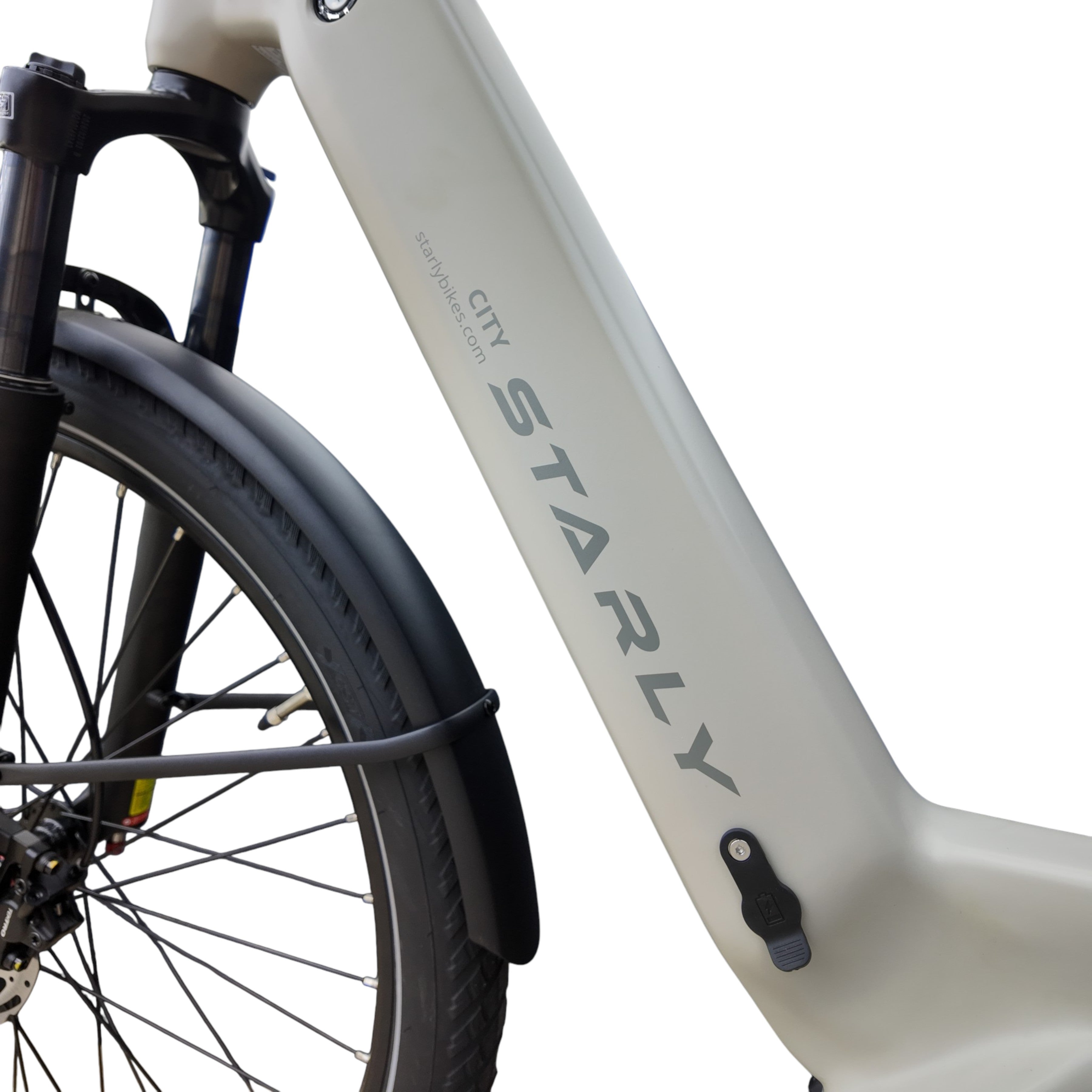 Starly City Pro Wave Gates Elektrische Fiets - Mountain Grey - 45cm - AE-trading
