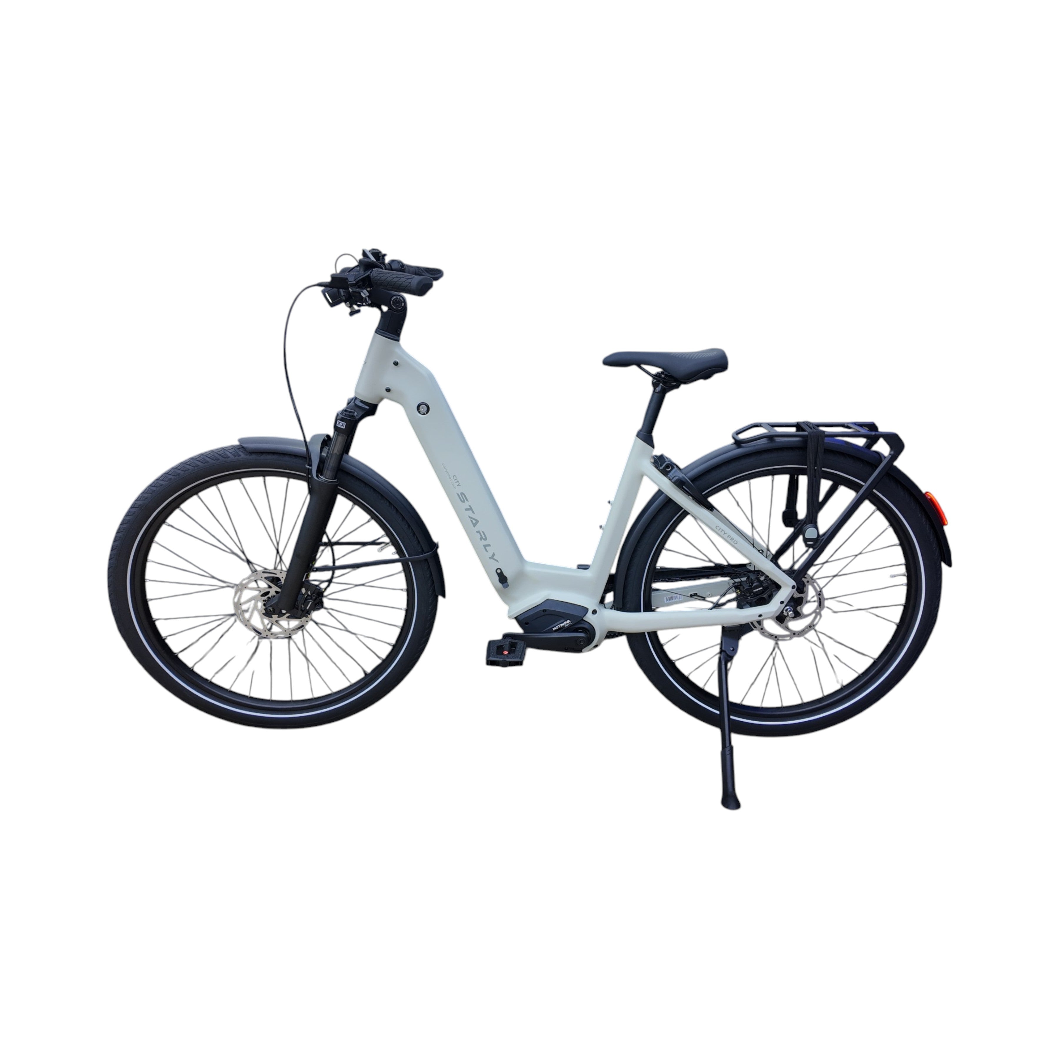 Starly City Pro Wave Gates Elektrische Fiets - Mountain Grey - 45cm - AE-trading