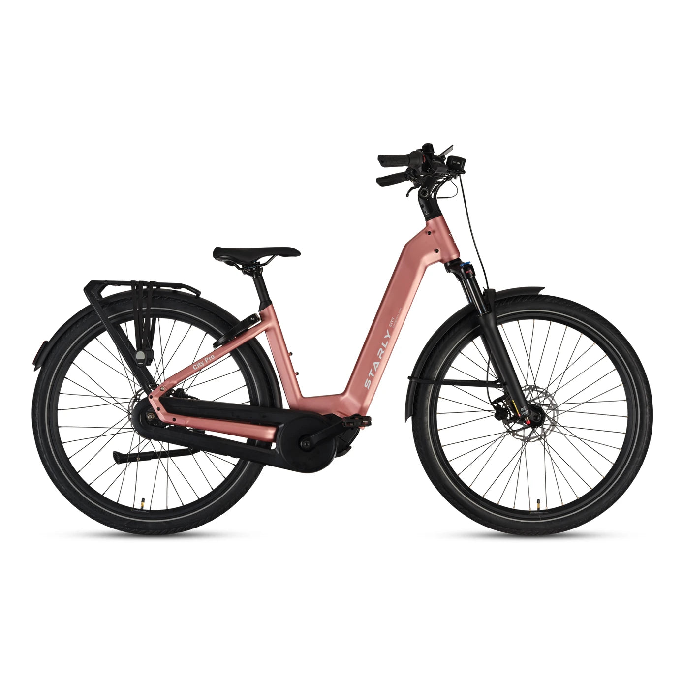 Starly City Pro Wave met Kettingkast - Dusty Pink - 45cm - AE-trading