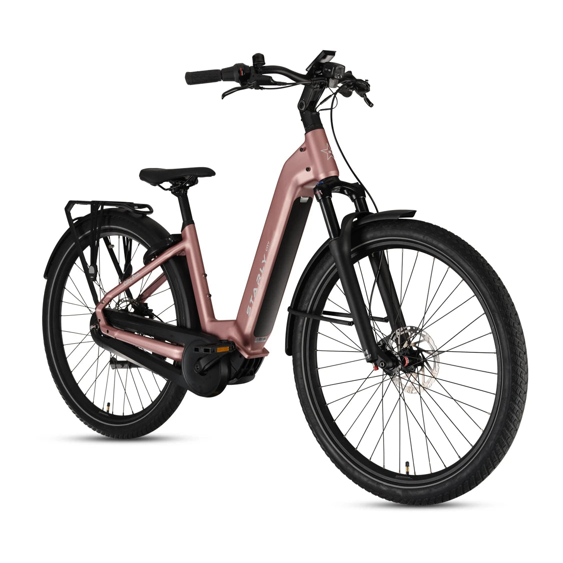 Starly City Pro Wave met Kettingkast - Dusty Pink - 45cm - AE-trading