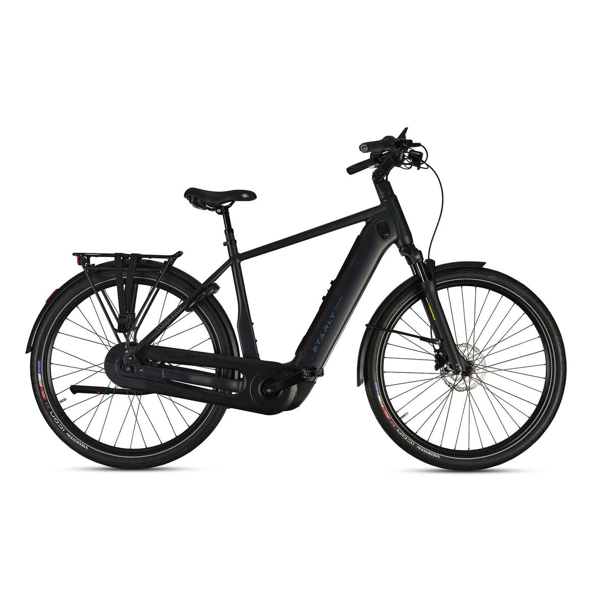 Starly Tour Pro Diamant Elektrische Fiets - Carbon Black - 55cm - 540Wh - AE-trading