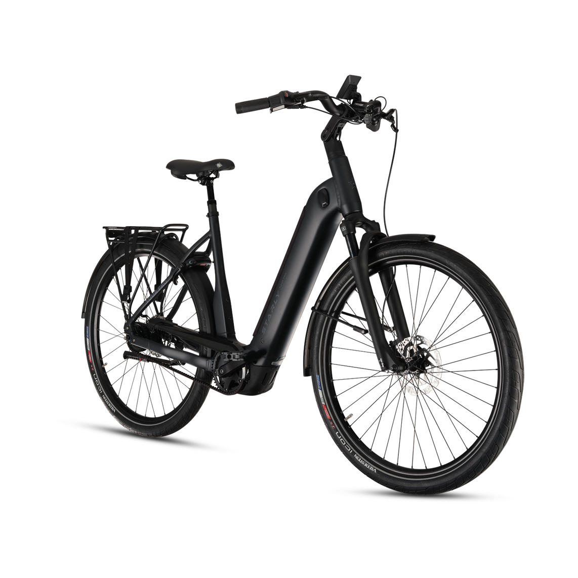 Starly Tour Pro Wave Elektrische Fiets - Carbon Black - 45cm - 600Wh - Enviolo 380 (Manueel) - AE-trading