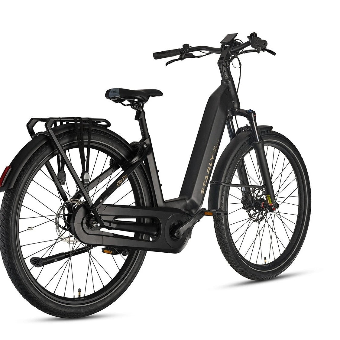 Starly city Pro Wave met Kettingkast - Lava Black - 45cm - AE-trading