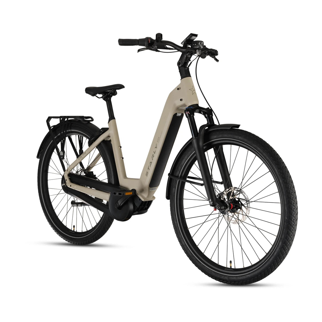 Starly city Pro Wave met Kettingkast - Mountain Grey - 45cm - AE-trading