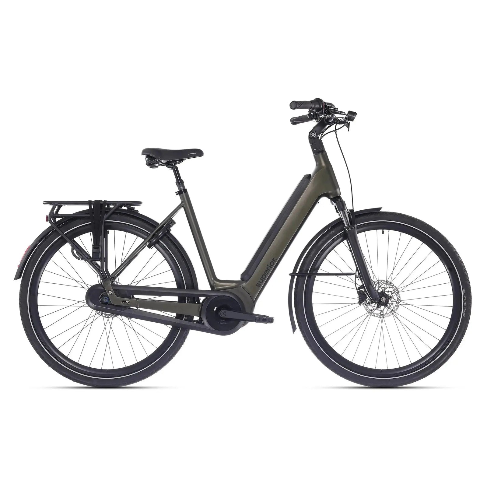 Superior eWay 6.0 - Dark Green Matte - 54cm - Lage Instap - AE-trading