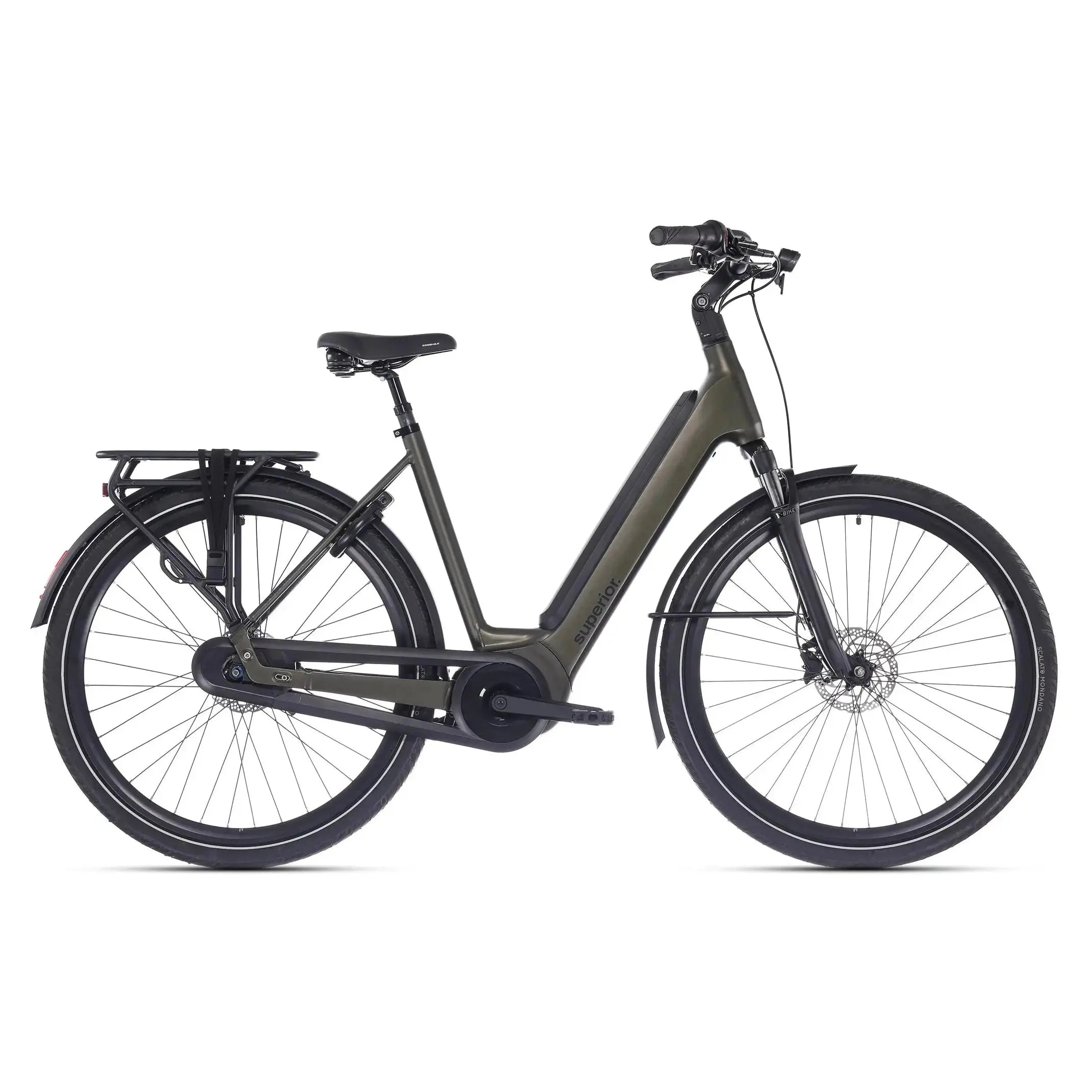 Superior eWay 6.0 - Dark Green Matte - 54cm - Lage Instap - AE-trading