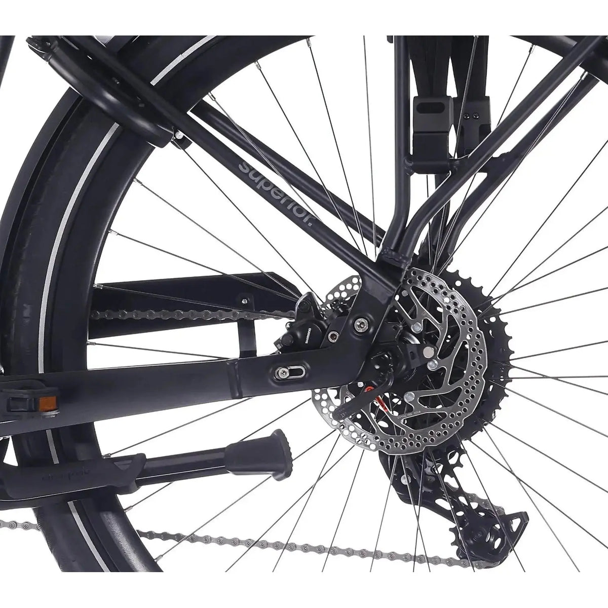Superior eWay 6.4 - Matte Black - 54cm - Lage Instap - AE-trading