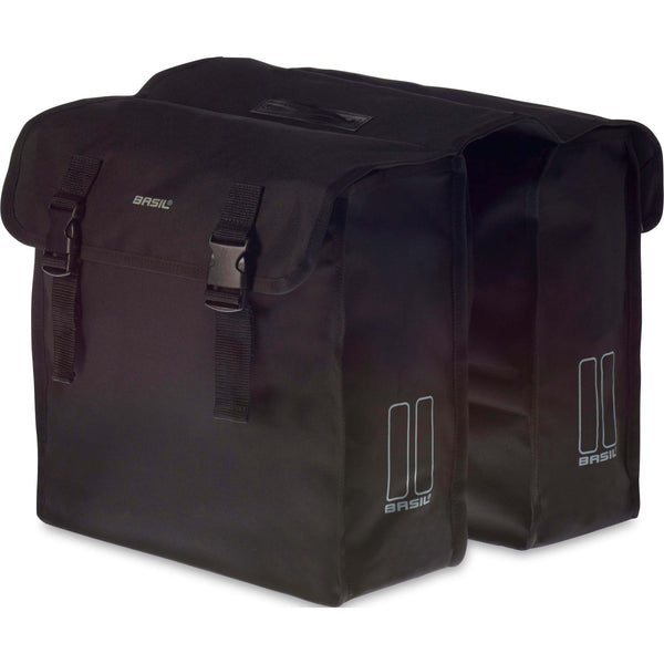 Basil fietstas dubbel Mara XL zwart 35L - AE-trading