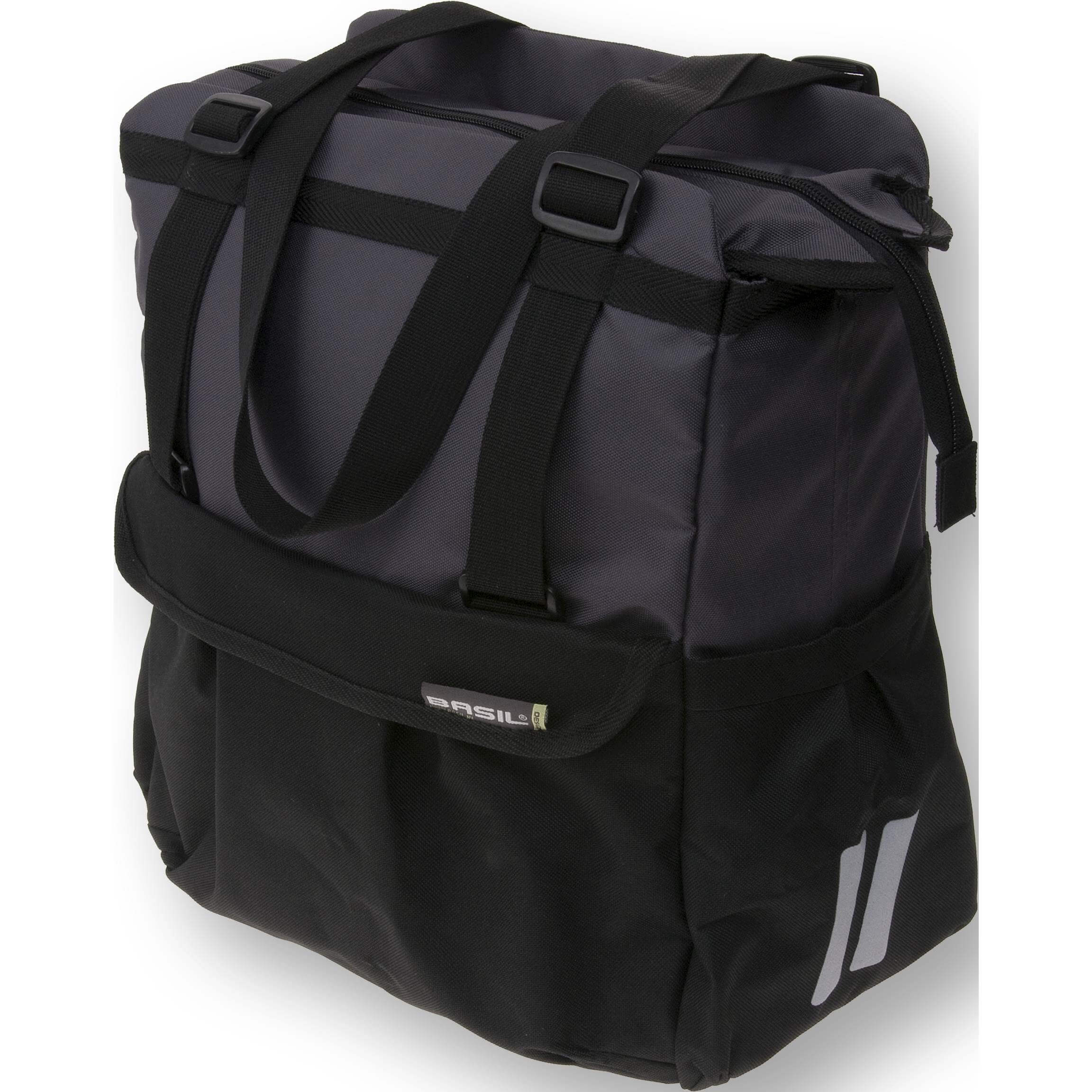 Basil shoppertas XL zwart antra 20L - AE-trading