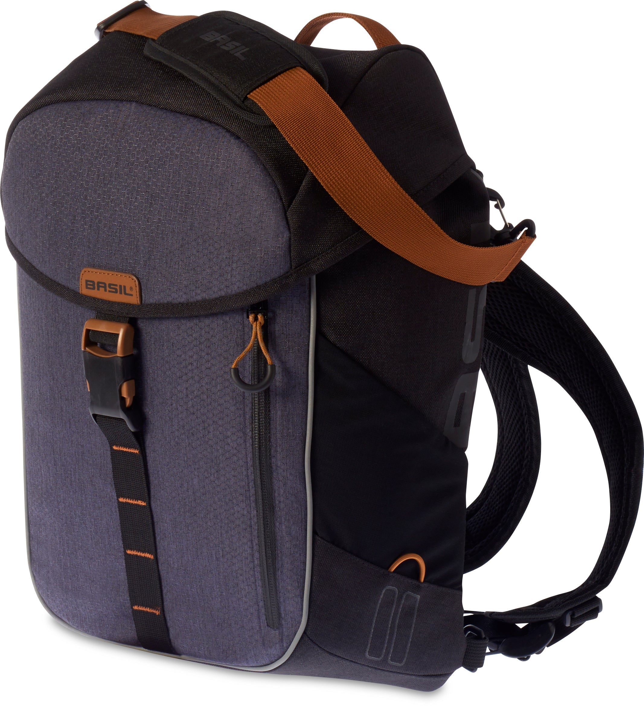 Basil rugtas Miles daypack black slate 17L - AE-trading